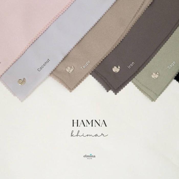 Hijab Segi Empat Hamna Khimar By Elmina Hijab