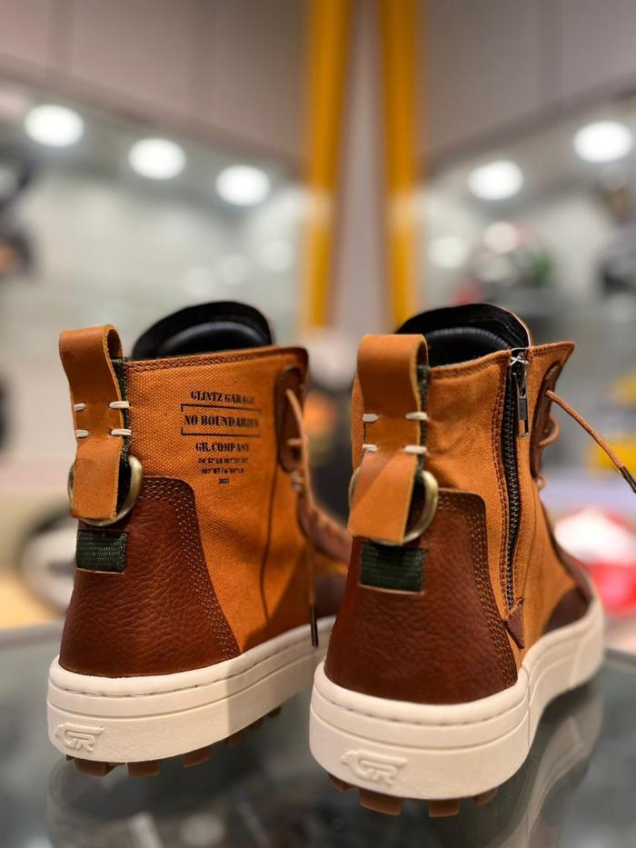 SEPATU BOOTS GR COMPANY X GLINTZ GARAGE ORANGE EDITION | ORIGINAL GR COMPANY 100%  NON EXODOS