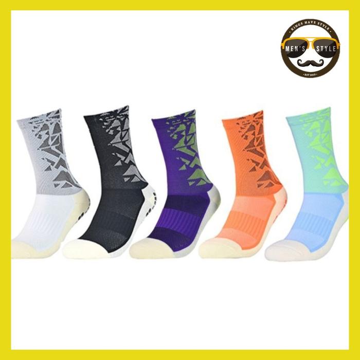 Kaos Kaki Olahraga Motif Zig Zag Abstrak Keren Kaos Kaki Sports Kekinian SCK 65
