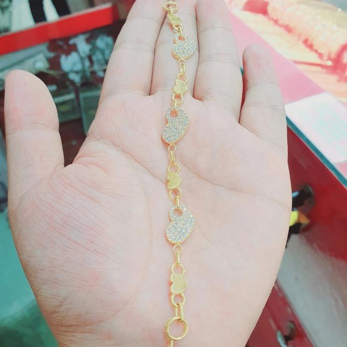 Gelang Rantai Love Kadar 375