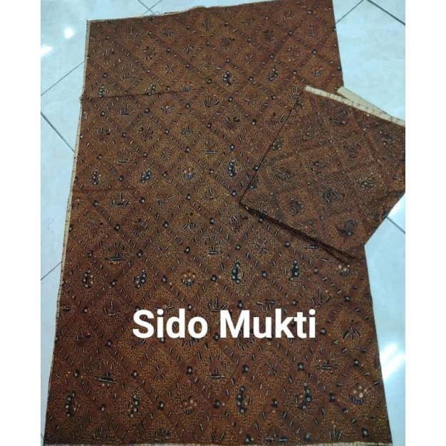 Kain batik solo asli tulis sogo sidomukti limited