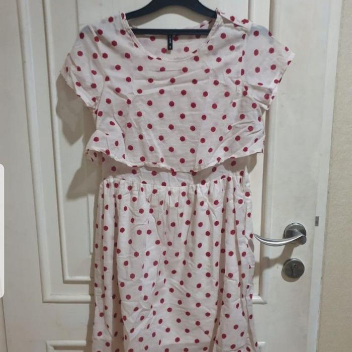 JUICE dress polkadot lembut