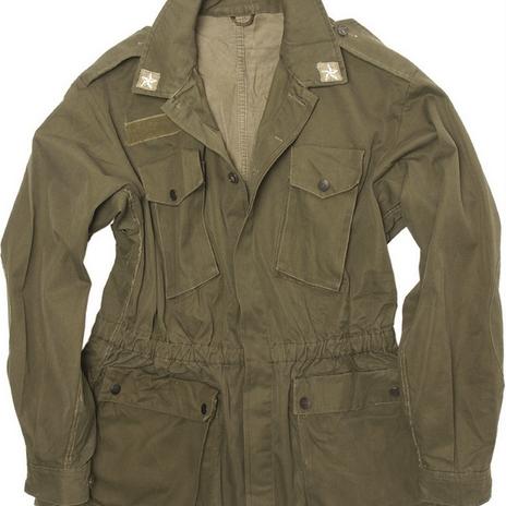 jaket italian military field jacket vintage 1980 original not m65 slant pocket sepeda jam military s