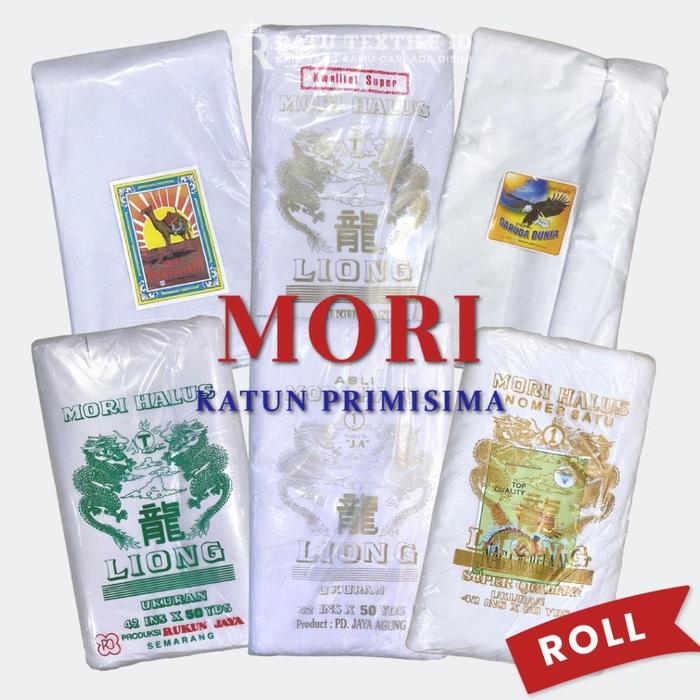 Kain Mori Kafan Primisima Kualitas Super Roll Grosir