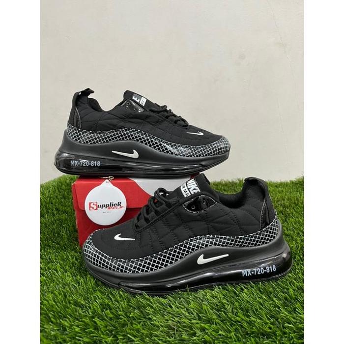 Sepatu Sneakers Olahraga Pria Casual 720-818 Black White PROMO!!!