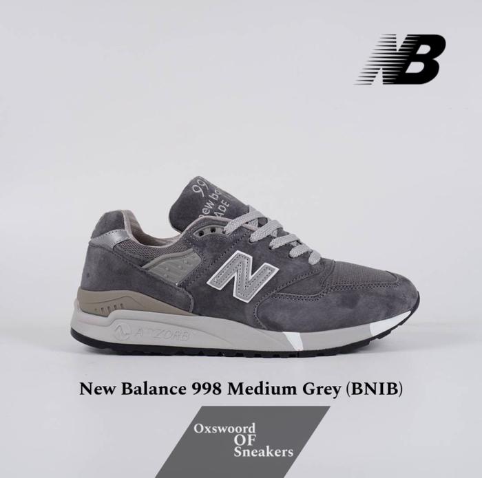 NB 998 Medium Grey - Made In USA (BNIB)