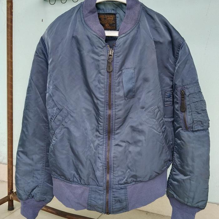 jaket pilot air force bomber original alpha industries second lawas no B3 m65 jam military army jadu