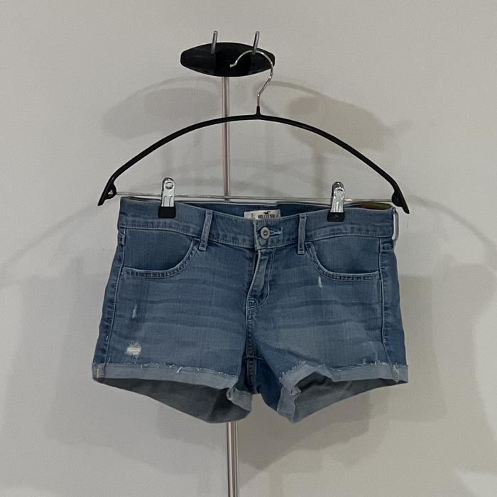 Hollister Women's Low Waist Shorts Ripped Jeans