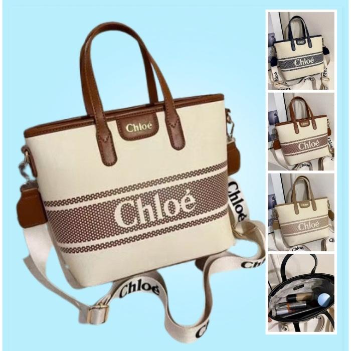 Gij. Tote Hand Bag Selempang Import Z8141 1kg2 CHLOE TOTE HAND BAG Wanita Cewek Totebag Perempuan Ca