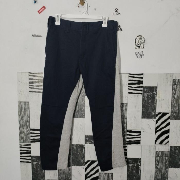 Celana Dickies Formal motif Kombinasi warna Navy dengan Abu misty