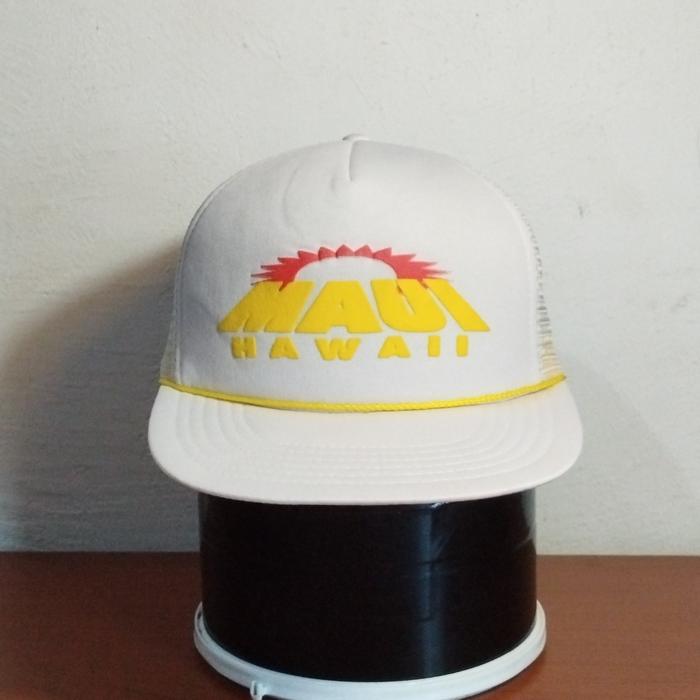 Topi Trucker Maui Hawaii vintage