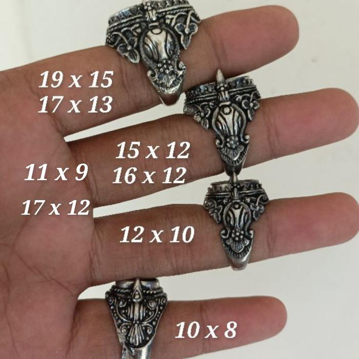 Emban cincin alpaka ukir bali