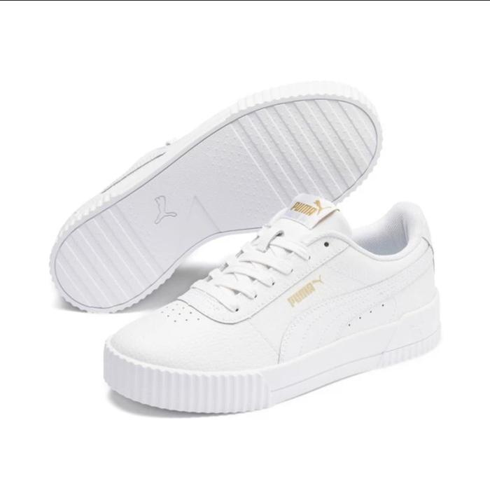 Puma Carina Lux High Sole Sneakers Original - Sepatu Anak/Wanita - Kondisi Baru