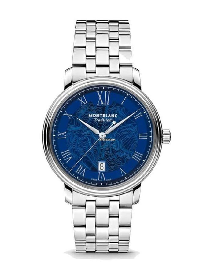 TRADITIONAL WATCH MONTBLANC BLUE