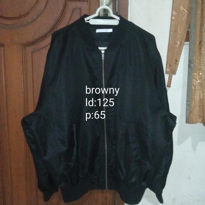 jaket bomber wanita second browny