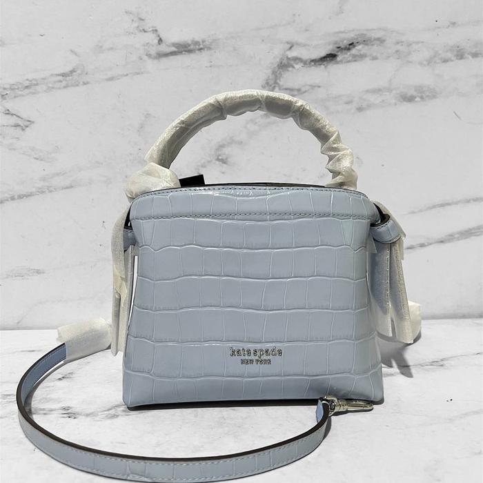 tas wanita ks knott croco mini crossbody tote north star ss