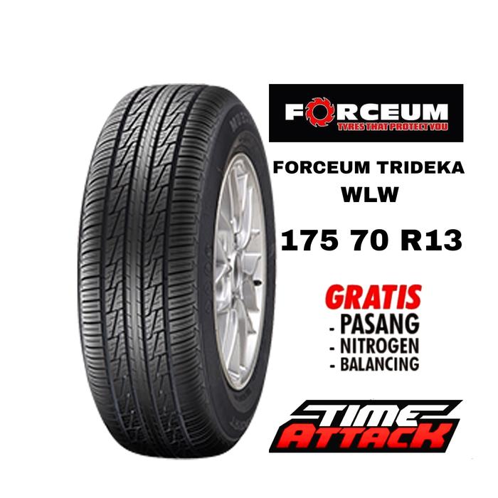 BAN MOBIL RING 13 WLW BAN FORCEUM TRIDEKA WLW 175 70 R13 BAN TUBELESS