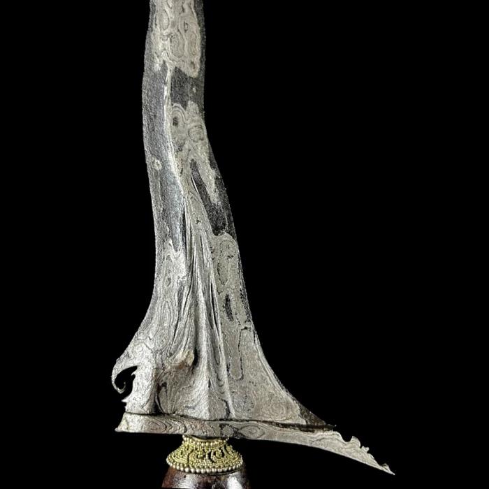 Keris Carito Keprabon Pamor Wos Wutah Meteor Tangguh Sultan Agung Kuno