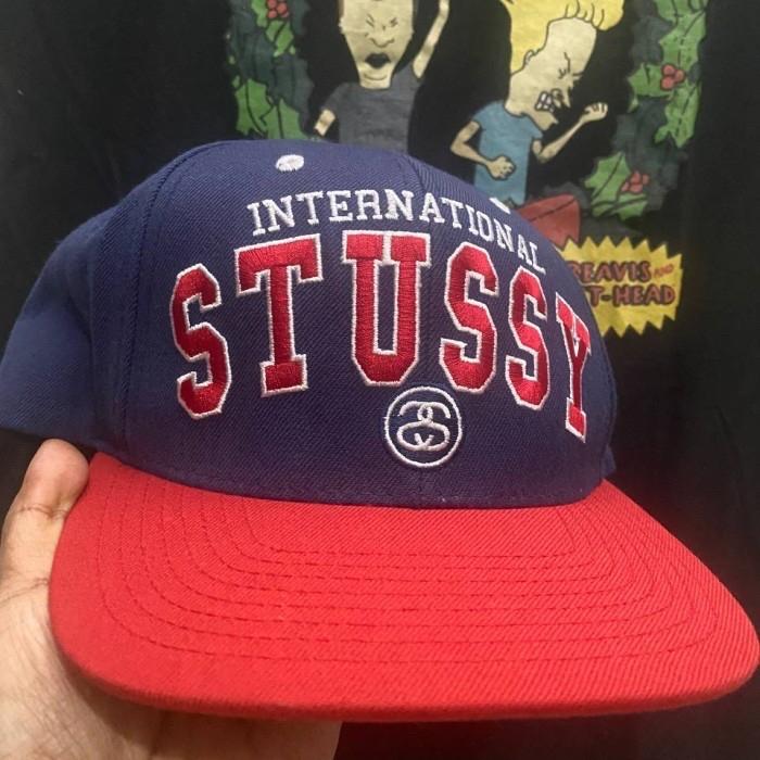 Topi stussy international stussy caps stussy big logo stussy two tone