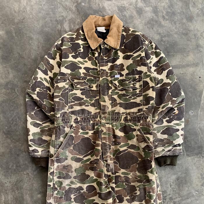 Vtg 90s rare - Carhartt 100 anniversary X02 Coveralls (camouflage)