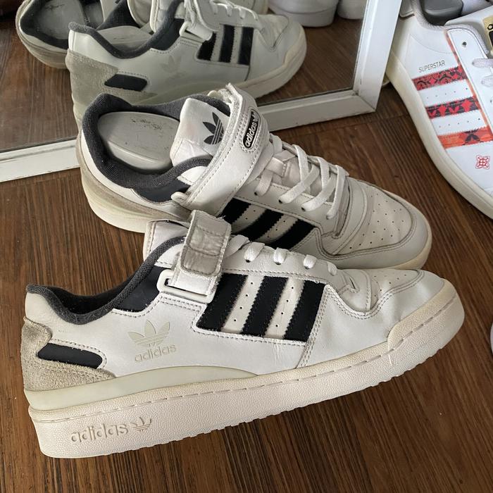 Adidas Forum 84 white black casual original murah - sneakers second market