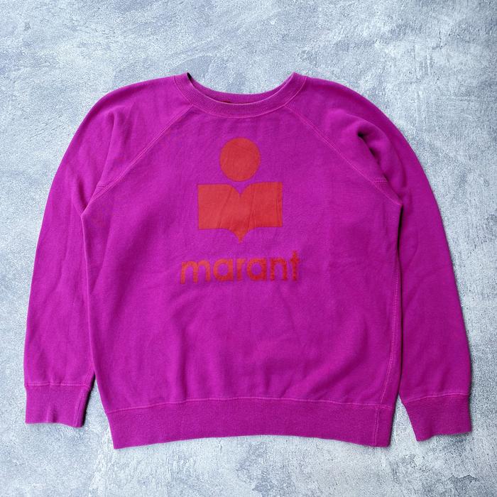 Isabel etoile marant biglogo magenta sweatshirt authentic original