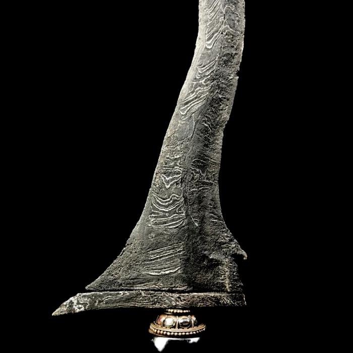 Keris Carubuk Pamor Miring Lar Gangsir Tangguh Pajajaran Sepuh Wingit