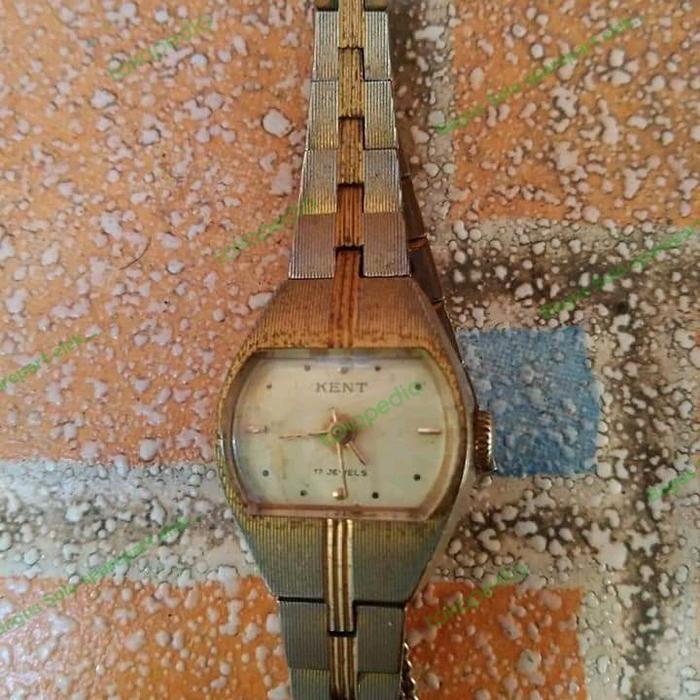 Jam tangan wanita vintage Kent 61117 all original, normal dan akurat