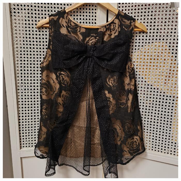 blus premium korea atasan brokat Wanita Baju Top