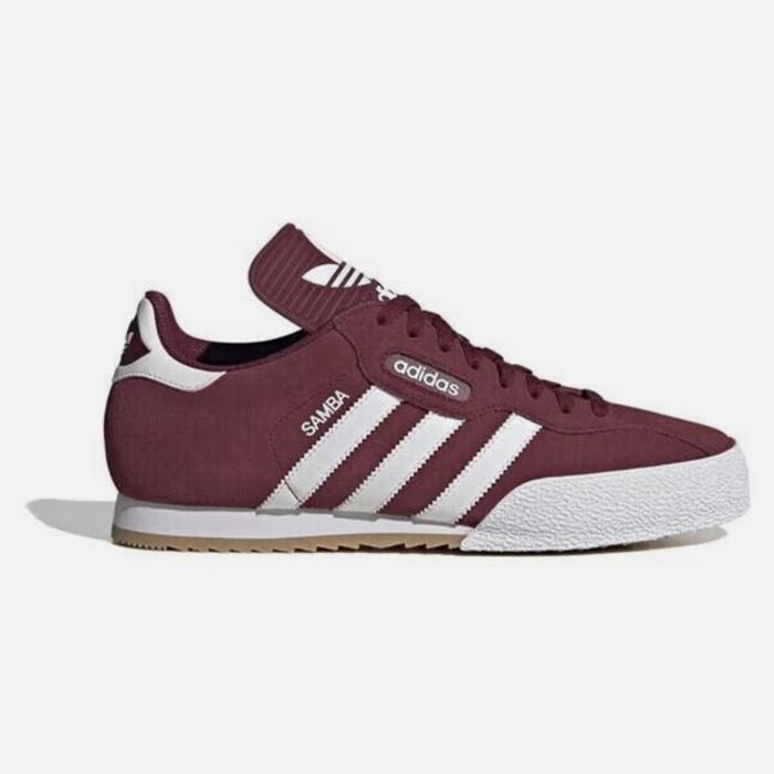 ADIDAS SAMBA SUPER SUEDE BURGUNDY RED ORIGINAL IE1373