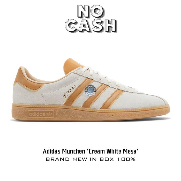 Sepatu adidas Original Munchen 'Cream White Mesa' GY7399 / Sepatu Pria Ori