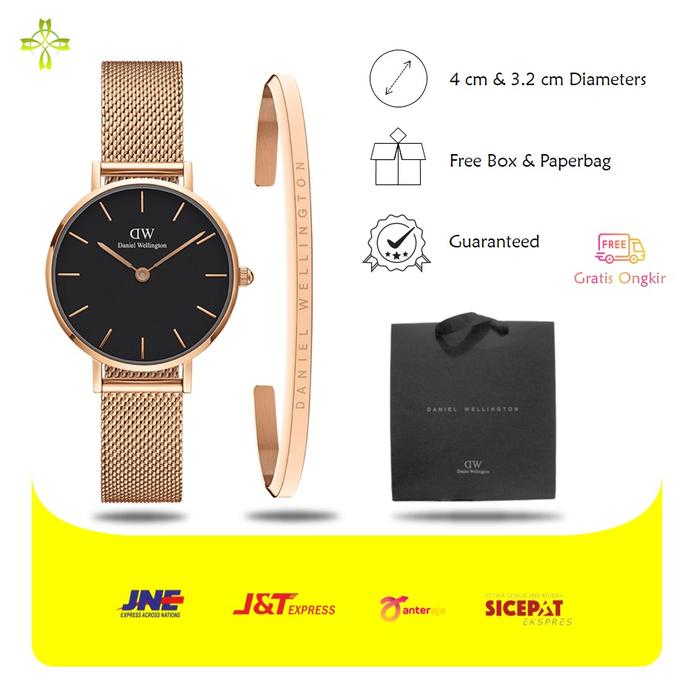 Jam Tangan Wanita DW Petite Original 1 Set Paket Premium