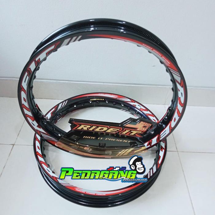 Sepaket Velg Vario Beat Mio Scoopy X Ride It Spin Skywave Dll Velg Ring 14 uk 160-14 depan belakang 
