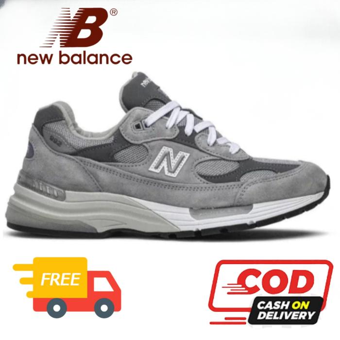 SEPATU NB NEW BALANCE 992 GREY GLOW IN THE DARK