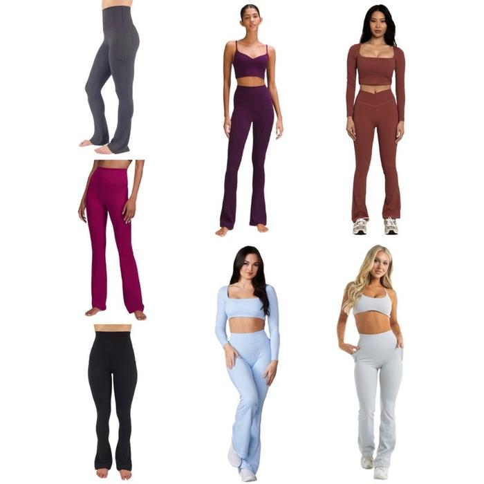 Celana Legging Original Ninety Degree Flared Strech Leggings - 90