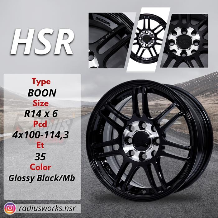 Velg mobil hsr boon Ring 14 brio avanza spresso dll