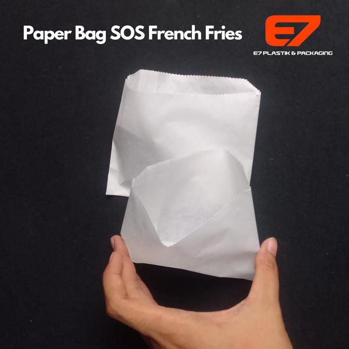 Paper Bag SOS French Fries - Wadah Kentang Goreng