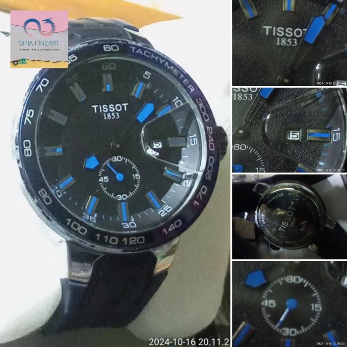Jam Tangan pria Sporty T I S S O T sub dial detik Fiture date premium