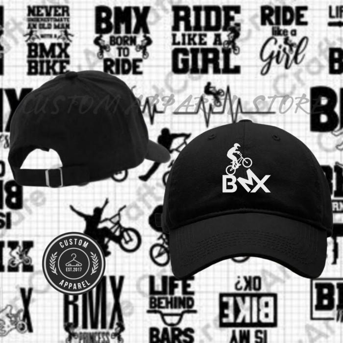 Topi Baseball Sepedah BMX Logo