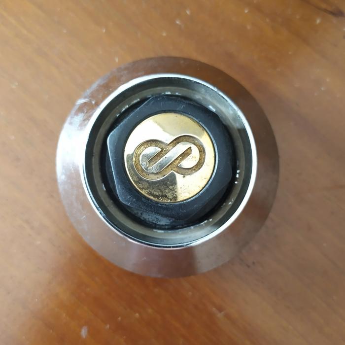 Dop Velg Enkei Chrome Hitam Original