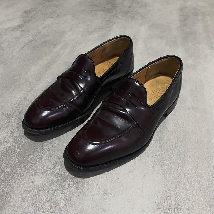 Vintage Church’s Fume Loafers Shoes ( Made In England ) ( Burgundy )