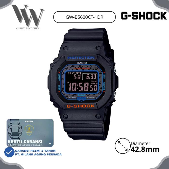 Jam Tangan G-Shock GW-B5600CT-1DR original & Garansi Resmi