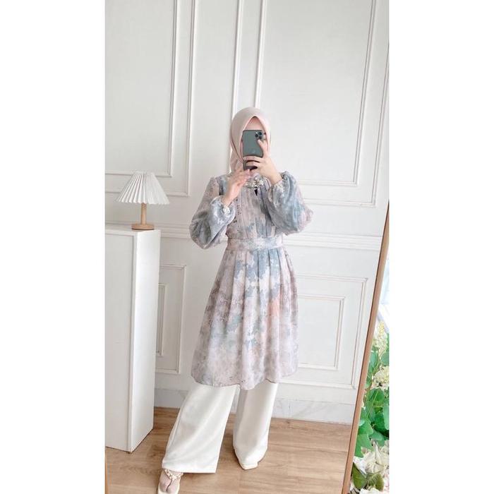 [BARU] PUFFY MOSELA PLEATS TUNIK MARETA BROCADE MAXI REINA SHANA MAXI ALVEA PLEATS MAXI