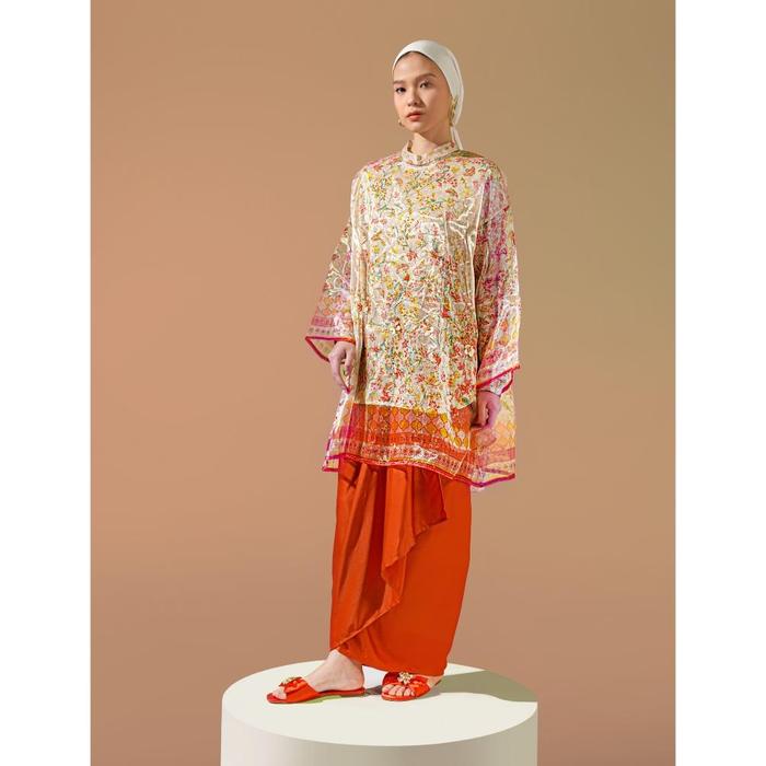 [PROMO] NAURA TOP BEIGE - ALEZA LABEL | TUNIK WANITA | BUSUI FRIENDLY | TUNIK MUSLIM | ALEZA