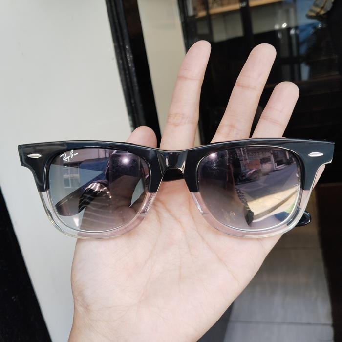 kacamata wayfarer seri two tone