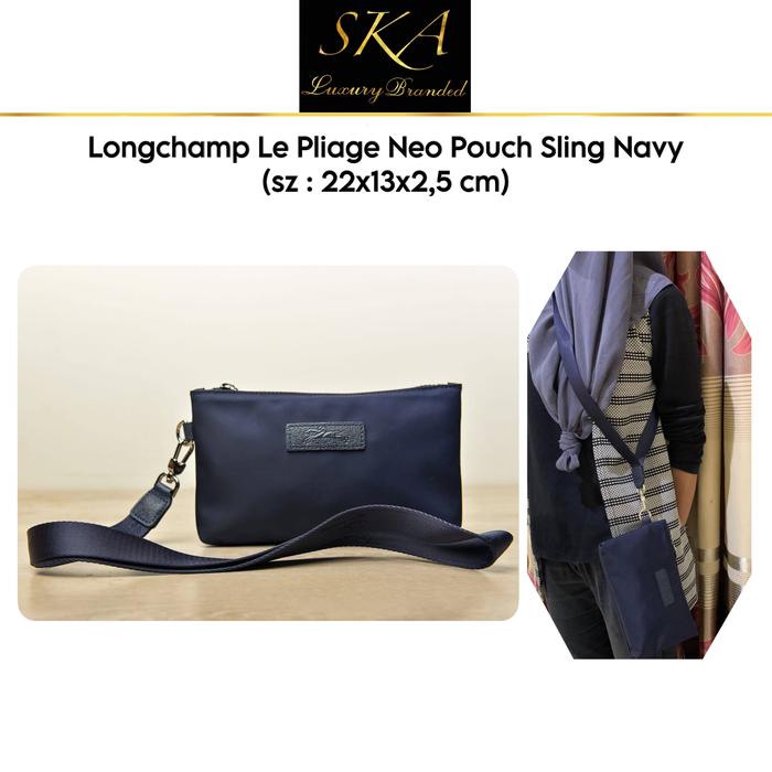 Longchamp Le Pliage Neo Pouch Sling Navy