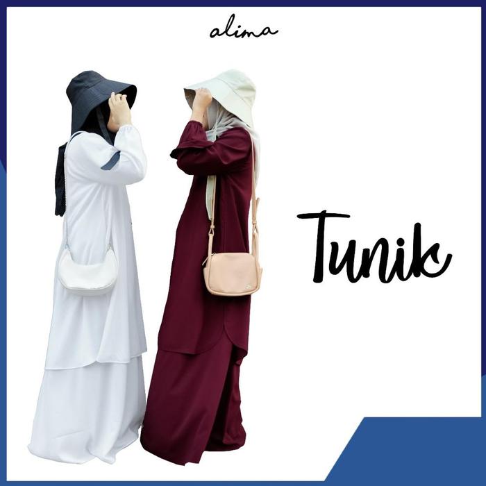 [NEW] ONE SET RUFFLE TUNIK ROK ZAHRA (ZANA) BY ALIMA