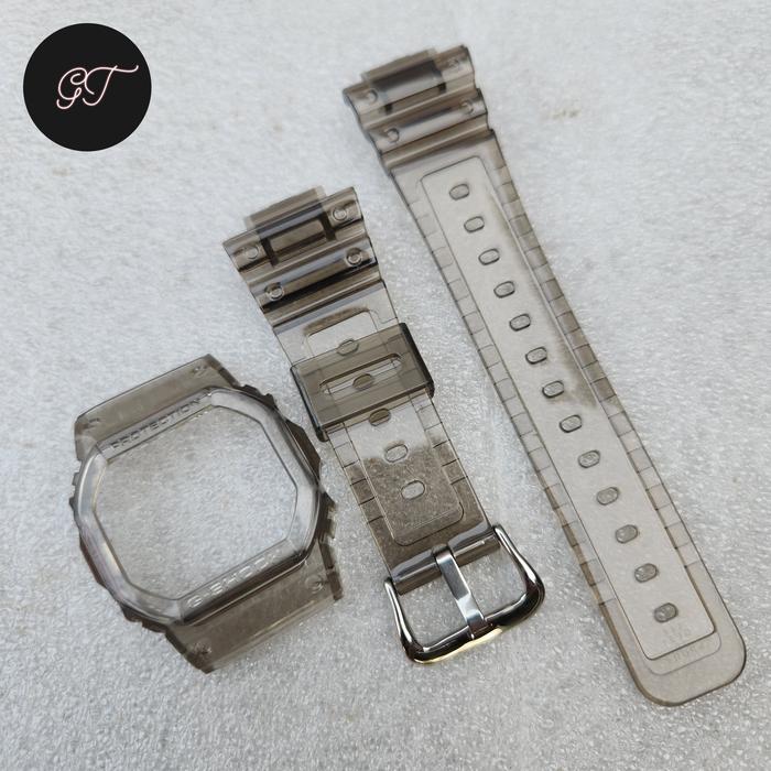 Bnb Bezel Strap DW-5600/DW-5700/DW-5000/GW-B5600/GWX-5600 Jelly Smoke