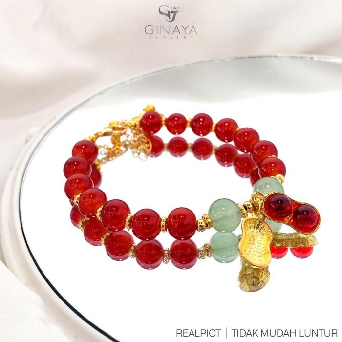 Gelang Batu Alam/Gelang Batu Alam Asli Wanita/Gelang Giok/Gelang Batu Merah/Gelang Batu Giok Asli de