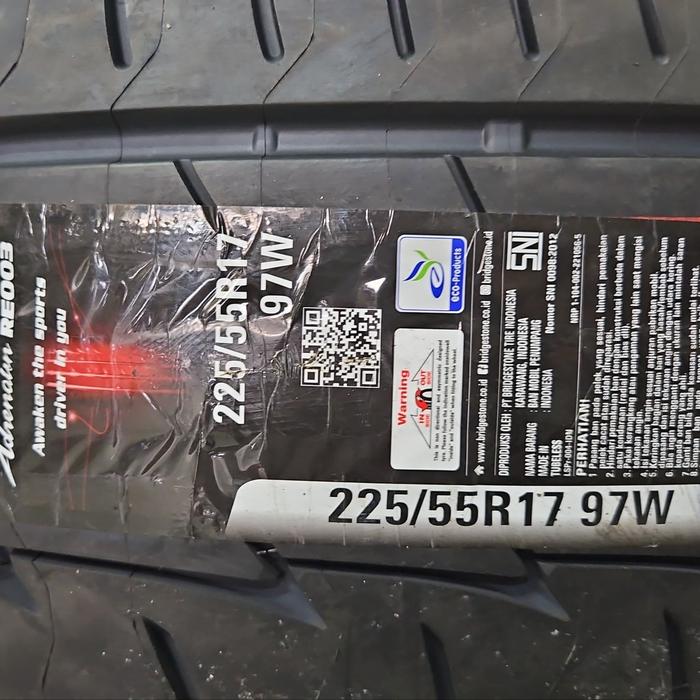 Bridgestone Potenza RE003 225/55-17